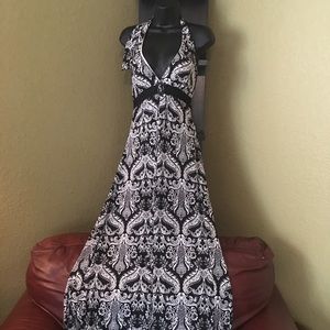 2 floor-length, summer dresses